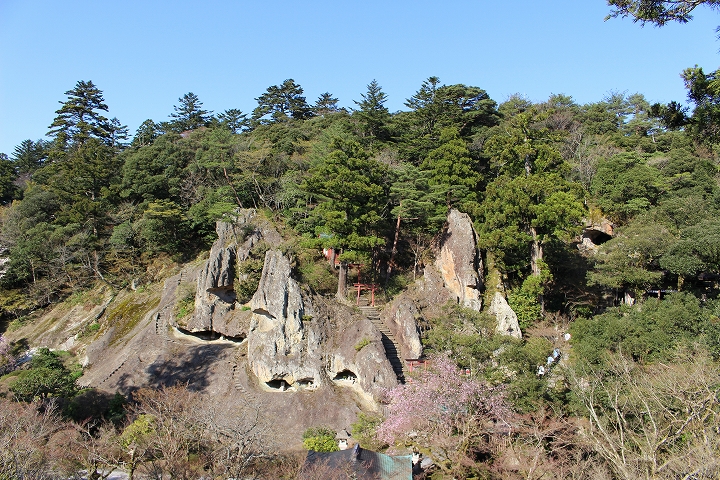 那谷寺の展望台より